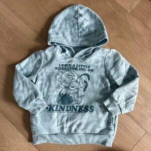 Peanuts Snoopy Kindness Blue Tie Dye Hoodie